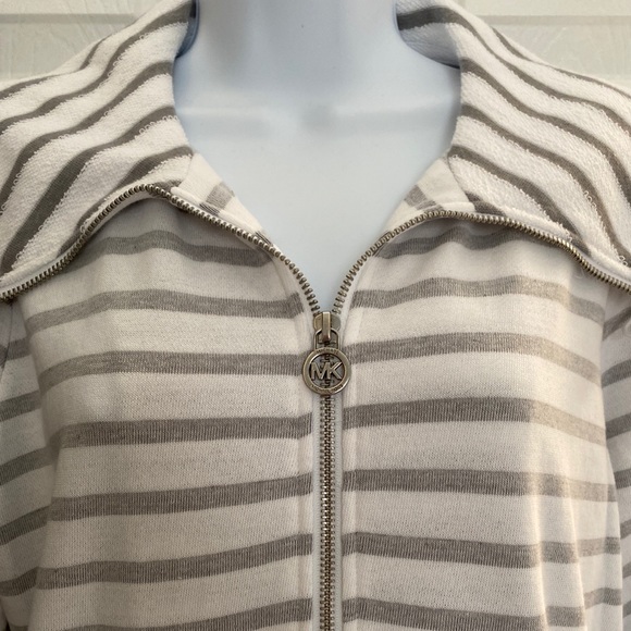 NEW! MICHAEL KORS WOMENS FULL ZIP SWEATER JACKET - Picture 3 of 8